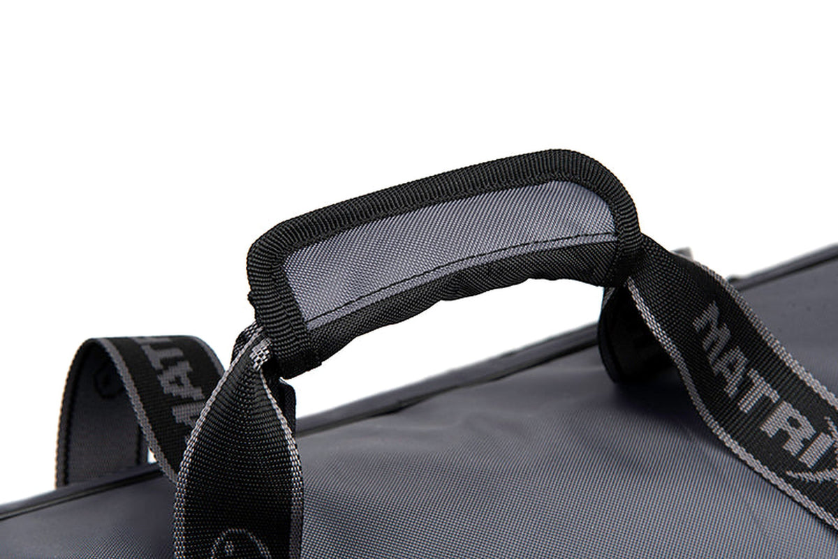Matrix Ethos XL Accessories Bag – gevoerde draaggreep met grijze inzet en zwarte geweven handvatten