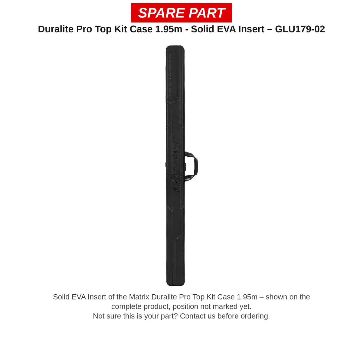 Matrix EVA-inzetstuk massief Duralite Pro Top Kit Case – GLU179-02