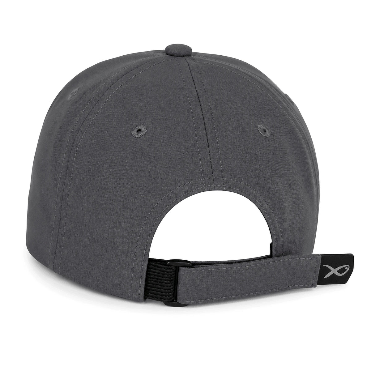 Matrix Faded Print Cap Dark Grey – achteraanzicht met verstelbare sluitband, ventilatiegaatjes en Matrix-label