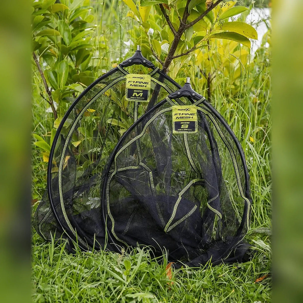 Matrix Fine Mesh Landing Nets in Small en Medium