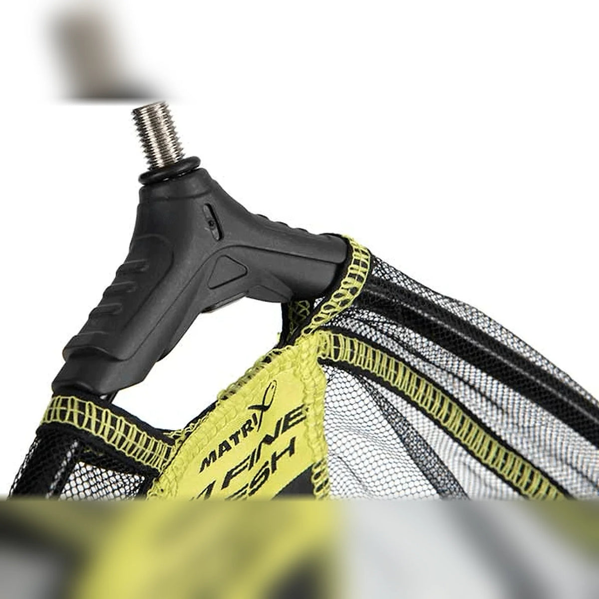 Matrix Fine Mesh Landing Net schroefdraad en frameverbinding