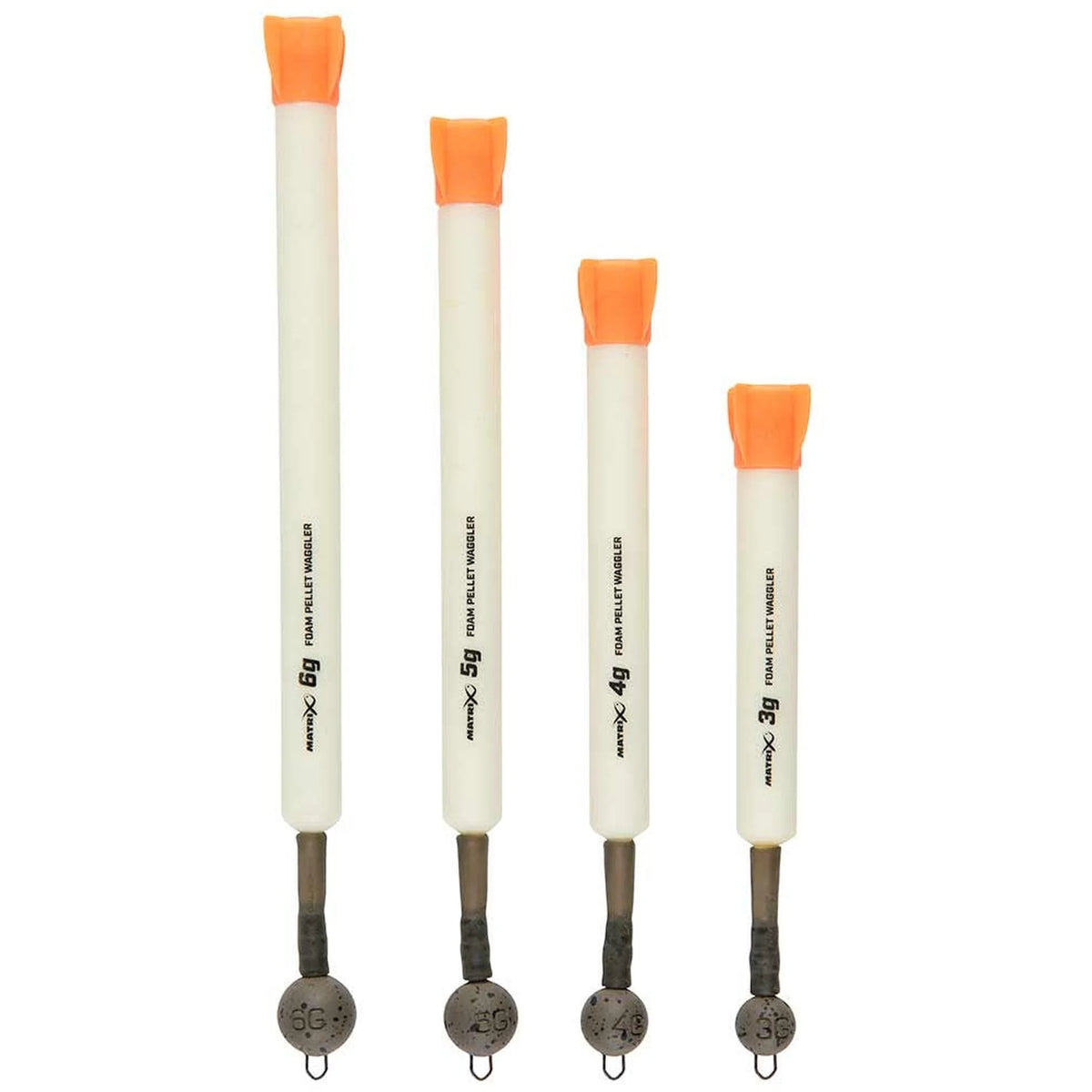 Matrix Foam Pellet Waggler maten 3 tot 6 gram