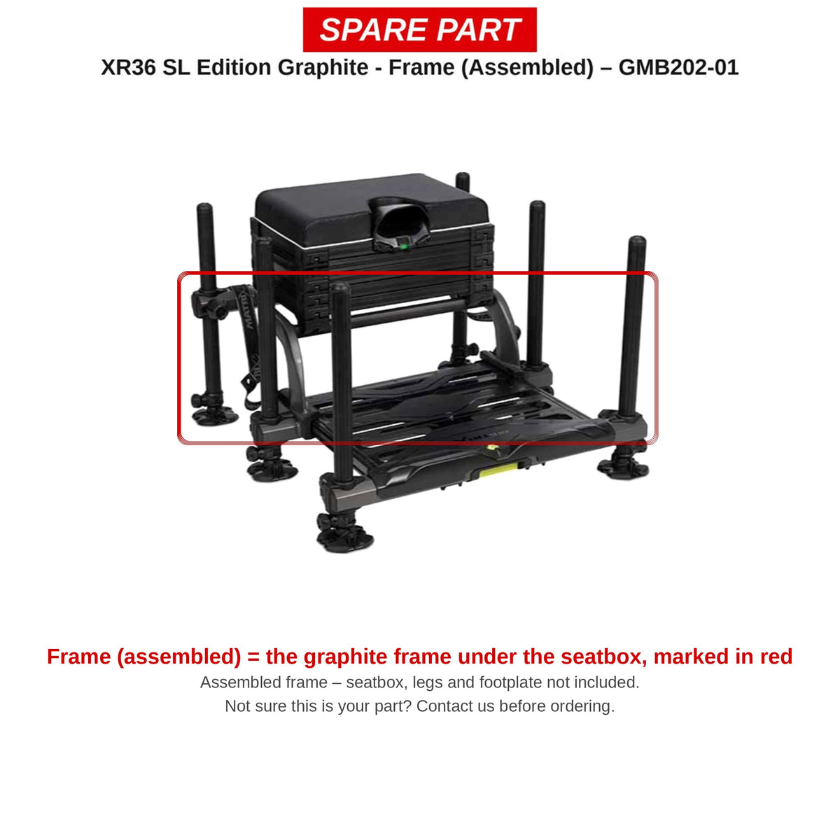 Matrix Frame XR36 SL Graphite (gemonteerd) – GMB202-01