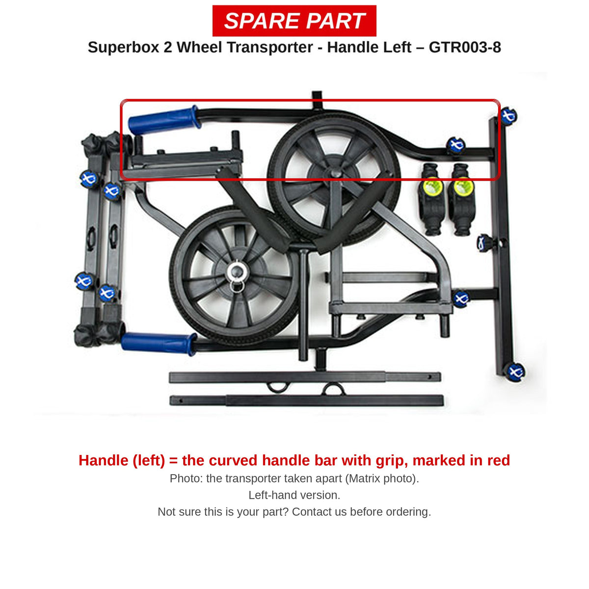 Matrix Handvat links Superbox 2 Wheel Transporter – GTR003-8