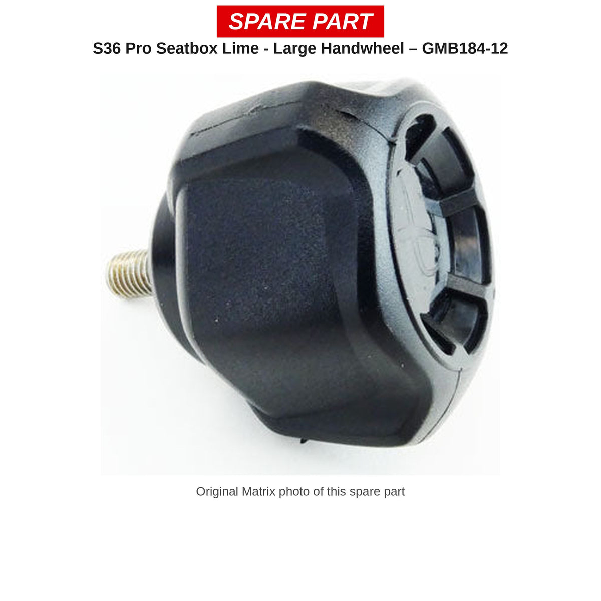 Matrix Handwieltje groot S36 Pro Lime – GMB184-12