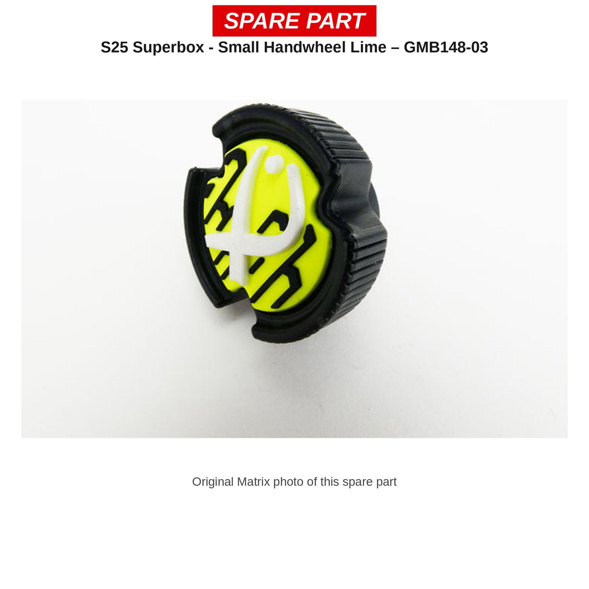 Matrix Handwieltje klein S25 Superbox (lime) – GMB148-03