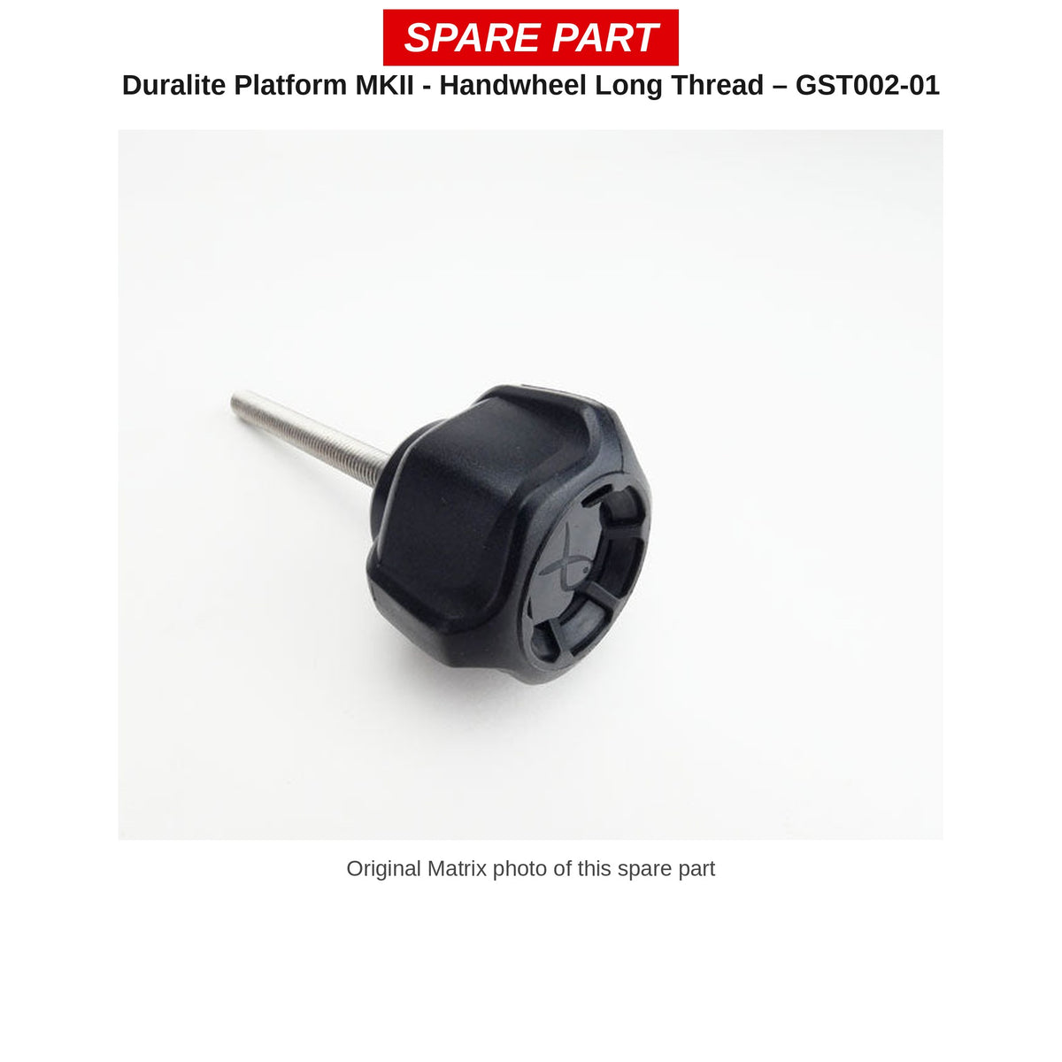 Matrix Handwieltje lange draad Duralite Platform MKII – GST002-01