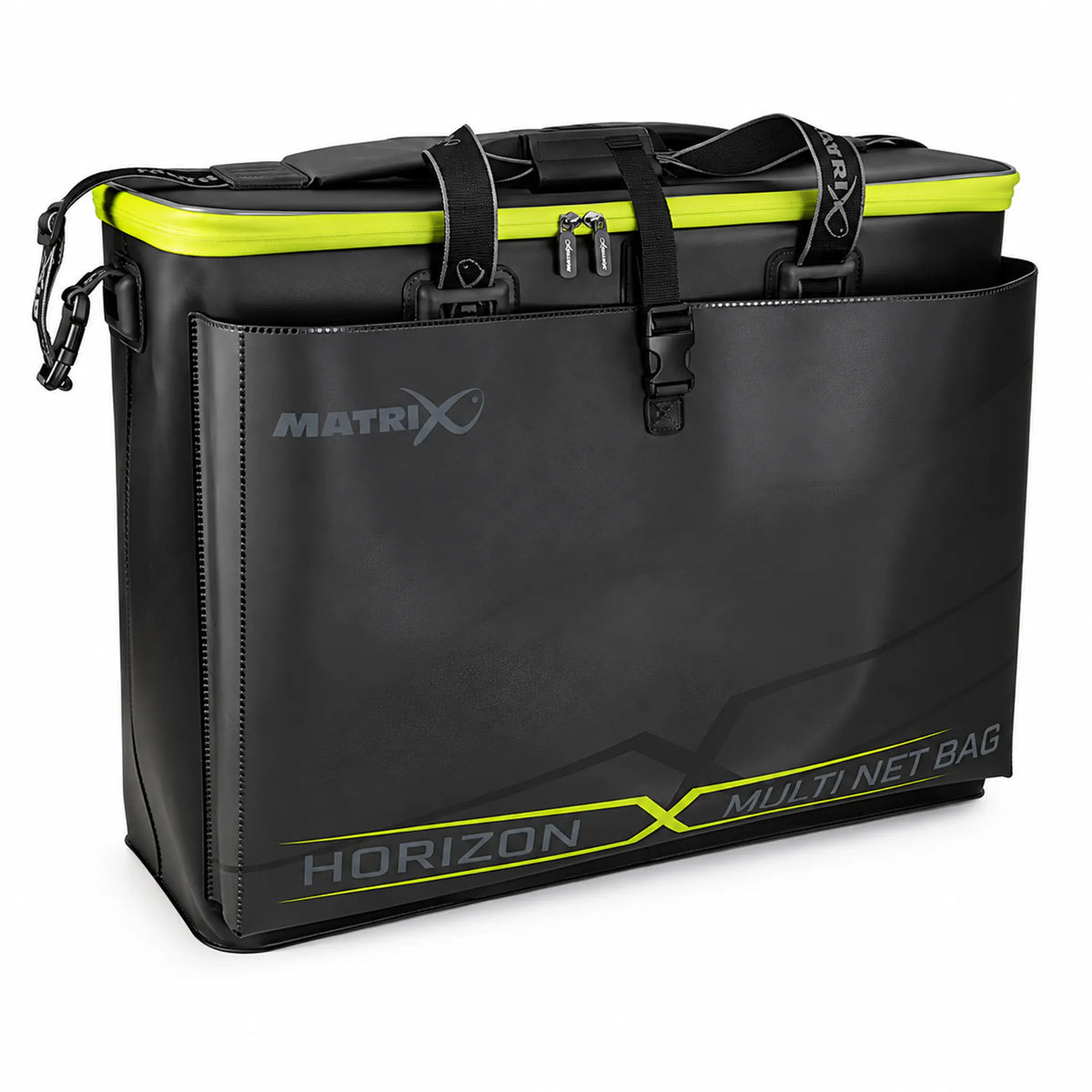 Matrix Horizon X EVA Multi Net Bag Large – waterdichte leefnettas met voorvak, vooraanzicht