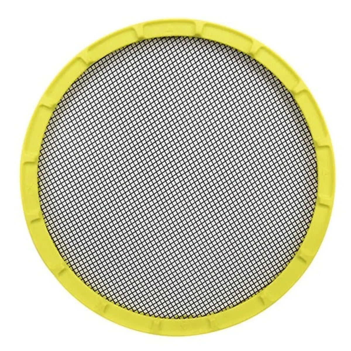 Matrix Interchangeable Riddle ronde gele zeefinzet bovenaanzicht