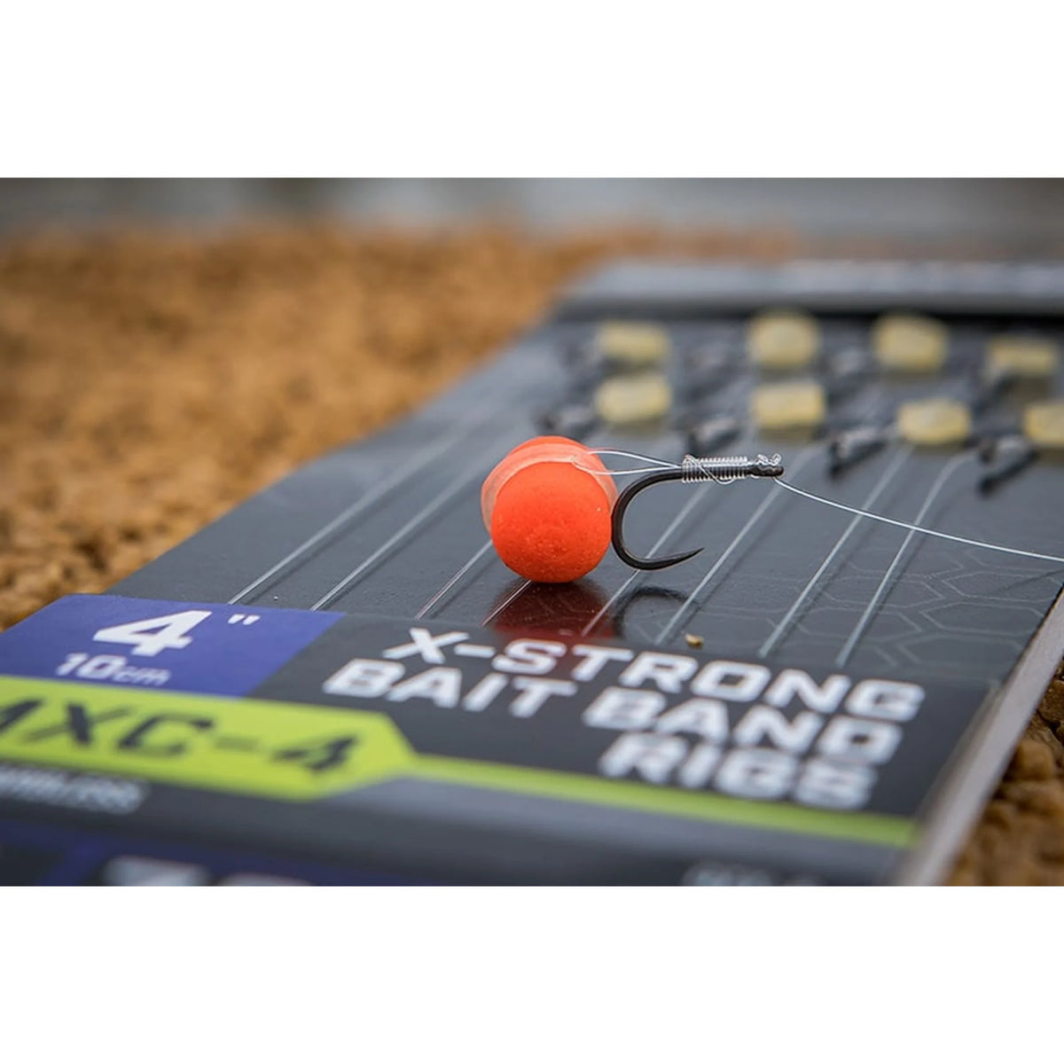 Matrix MXC-4 haak met bait band en rood haakaas