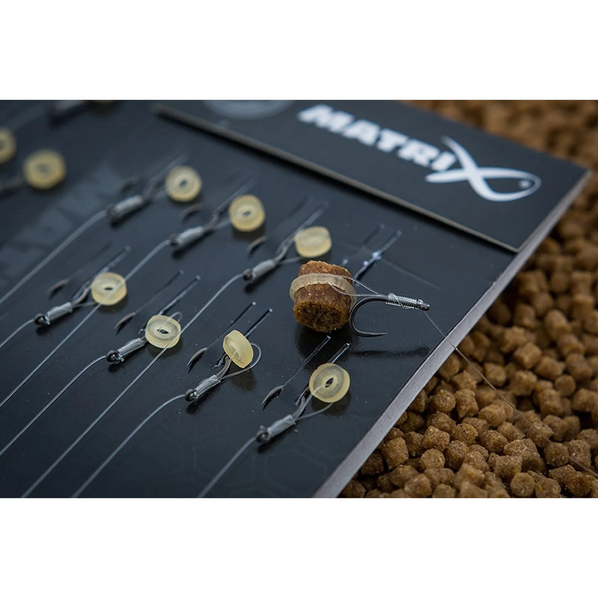 Matrix MXC-4 bait band onderlijn met pellet detail