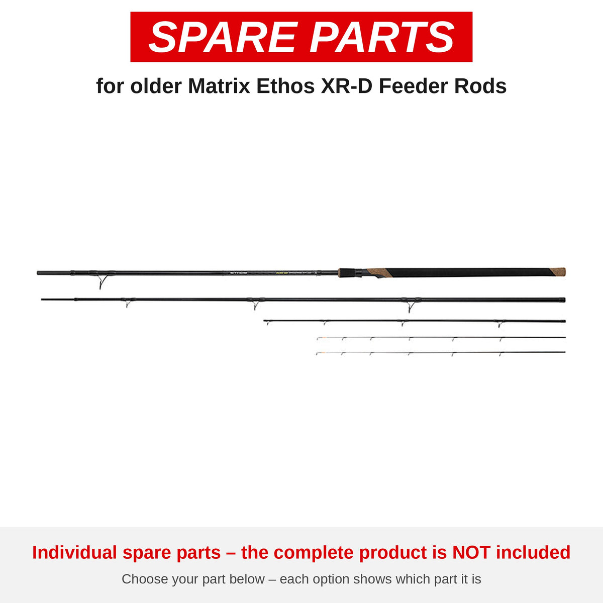 Matrix Older Ethos XR-D Feeder Rods – onderdelen (GRD208/B)