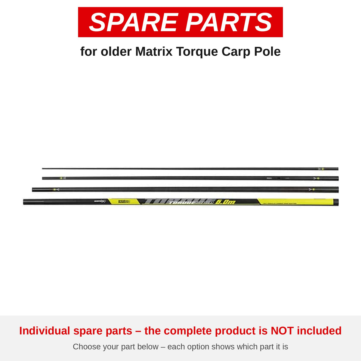 Matrix Older Torque Carp Pole – onderdelen (GPO066/1)