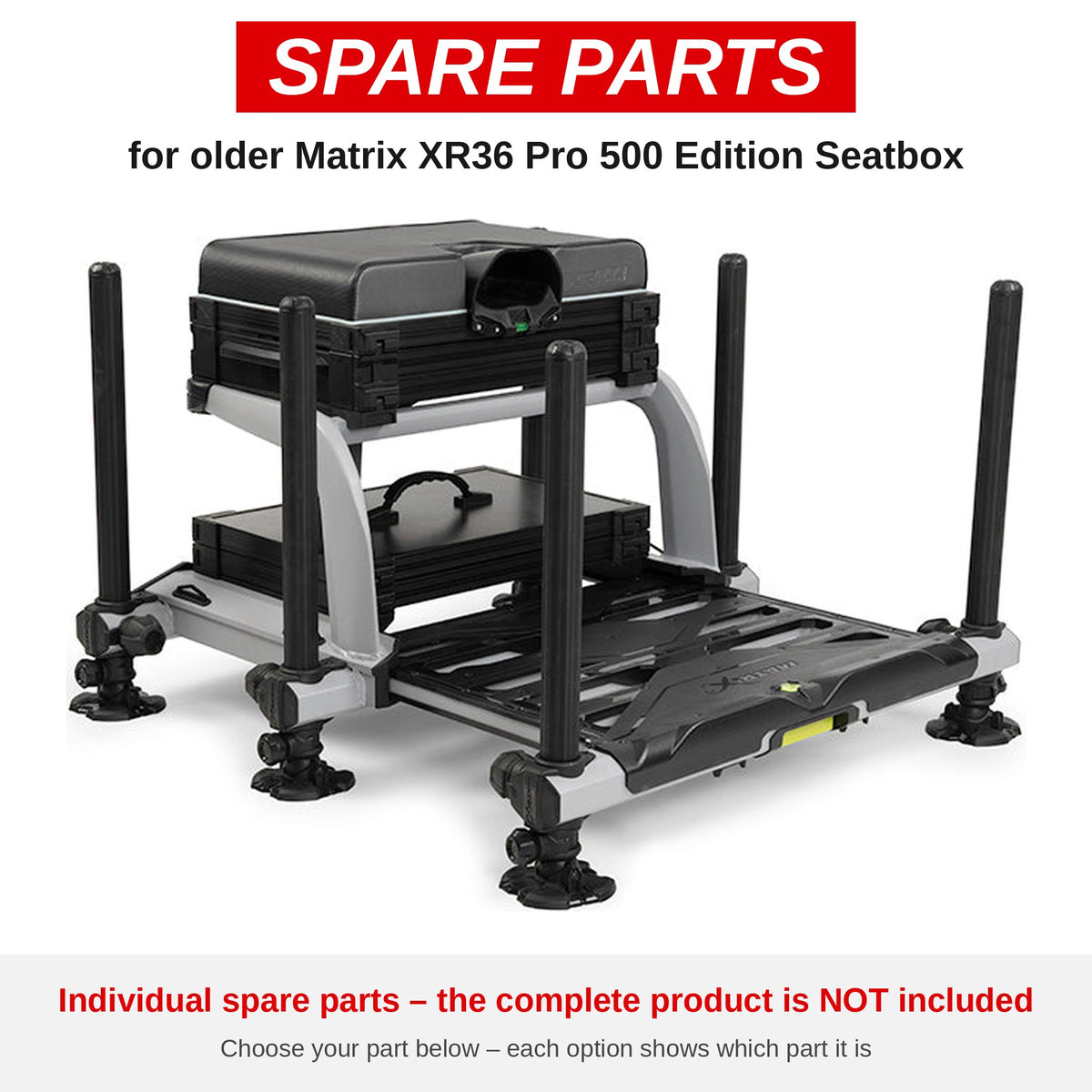 Matrix Older XR36 Pro 500 Edition Seatbox – onderdelen (GMB179-01)