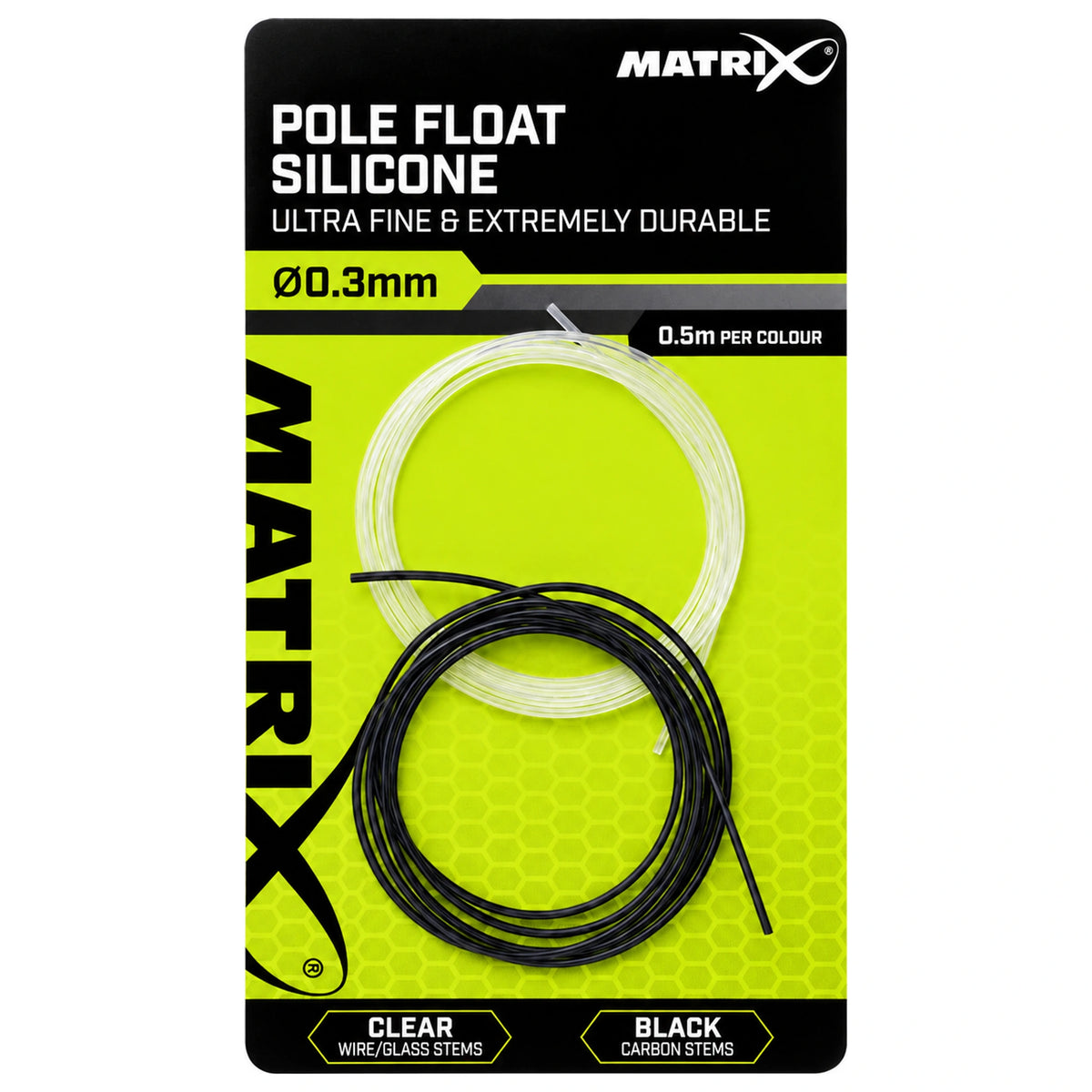 Matrix Pole Float Silicone dobbersiliconen 0,3 mm verpakking