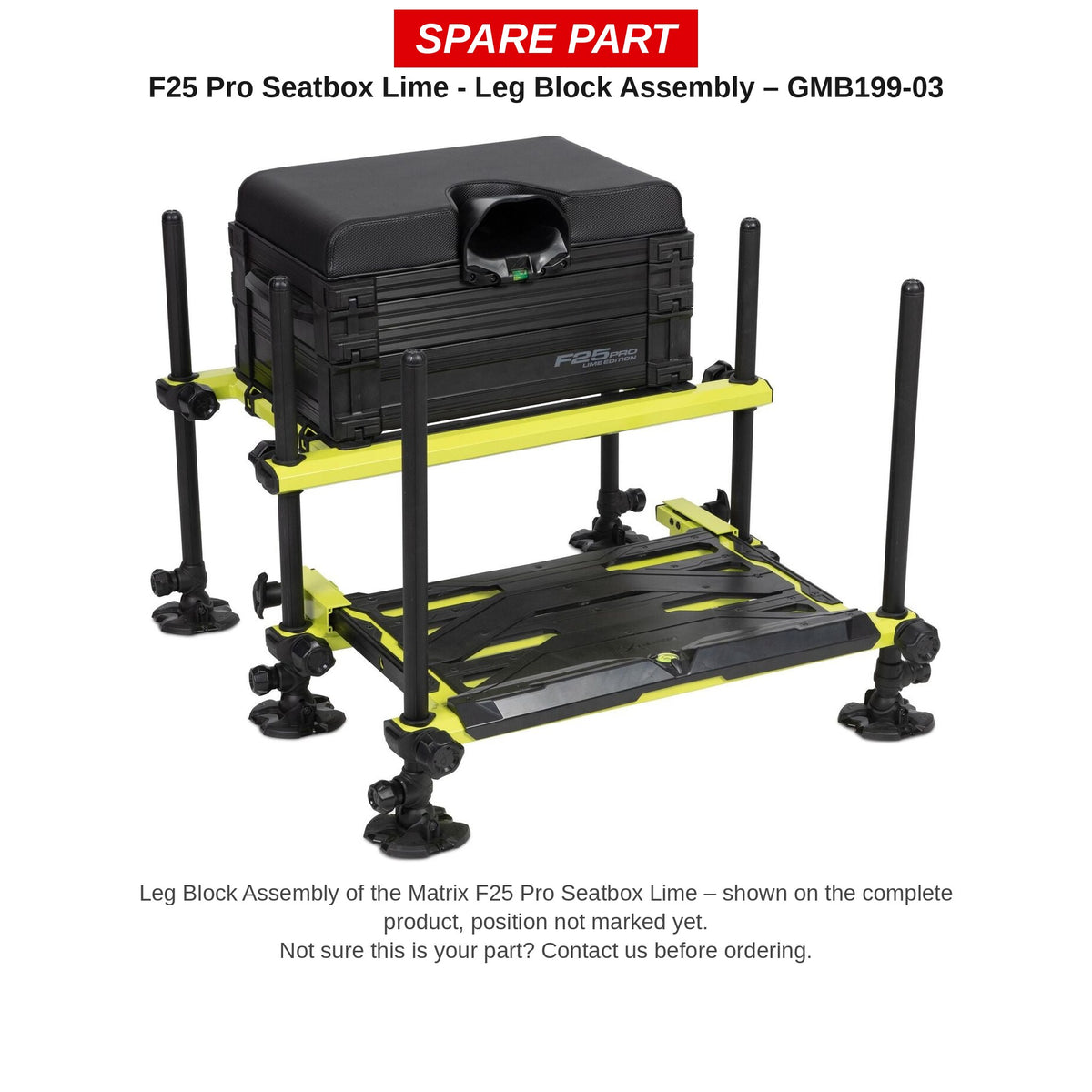 Matrix Pootblok (compleet) F25 Pro – GMB199-03