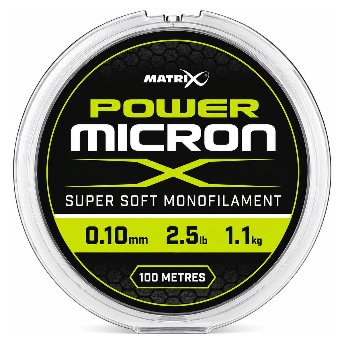 Matrix Power Micron 100 m nylon vislijn 0,10 mm