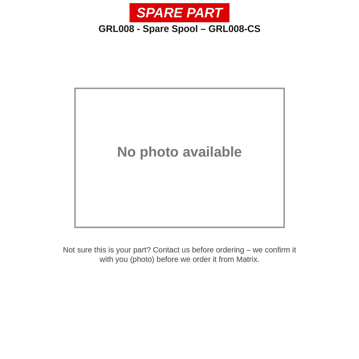 Matrix Reservespoel – GRL008-CS