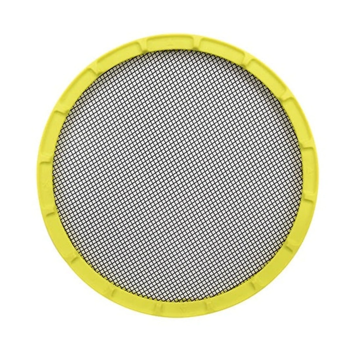 Matrix Interchangeable Riddle ronde gele zeefinzet bovenaanzicht