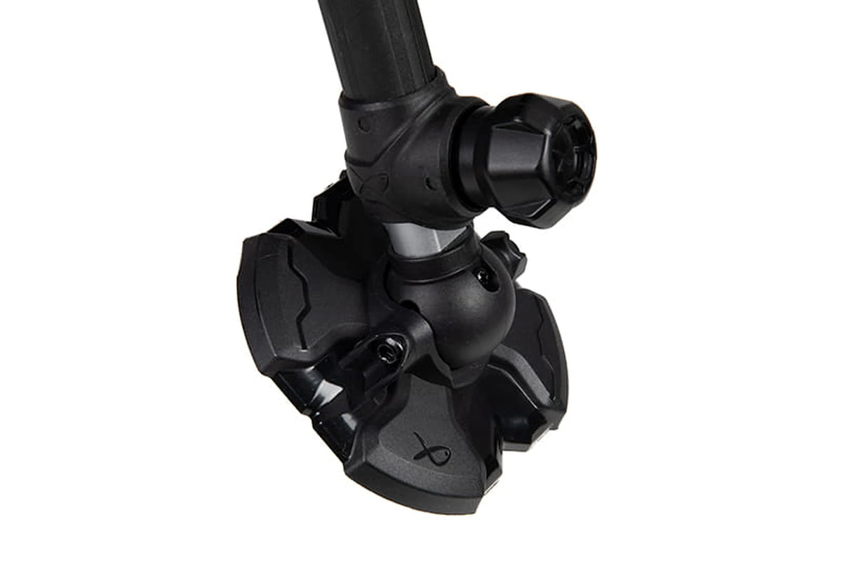 Moddervoet met kogelgewricht, handwiel en Matrix-symbool van de S25 Pro Accessory Chair