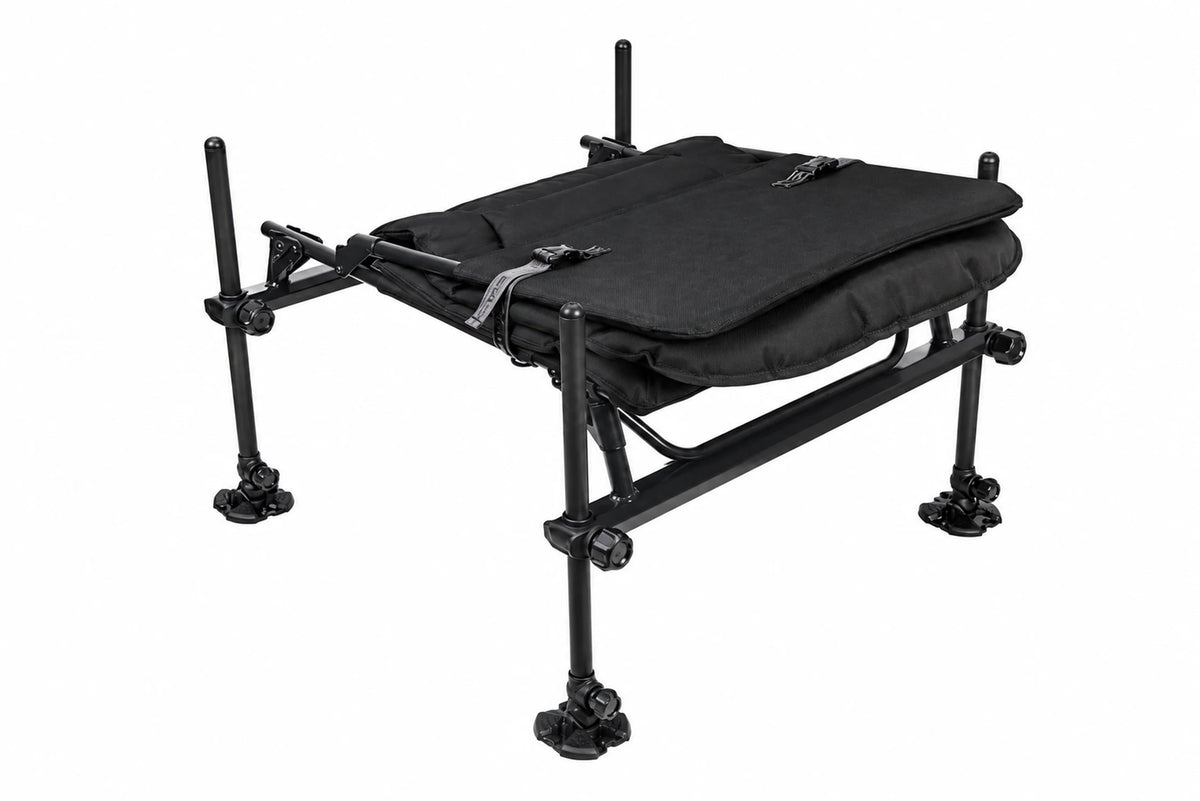 Matrix S25 Pro Accessory Chair met neergeklapte rugleuning en uitgeklapte poten