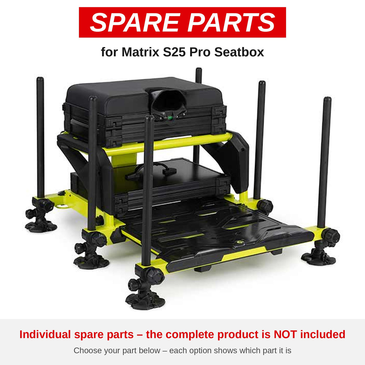 Matrix S25 Pro Seatbox – onderdelen (GMB186-01)