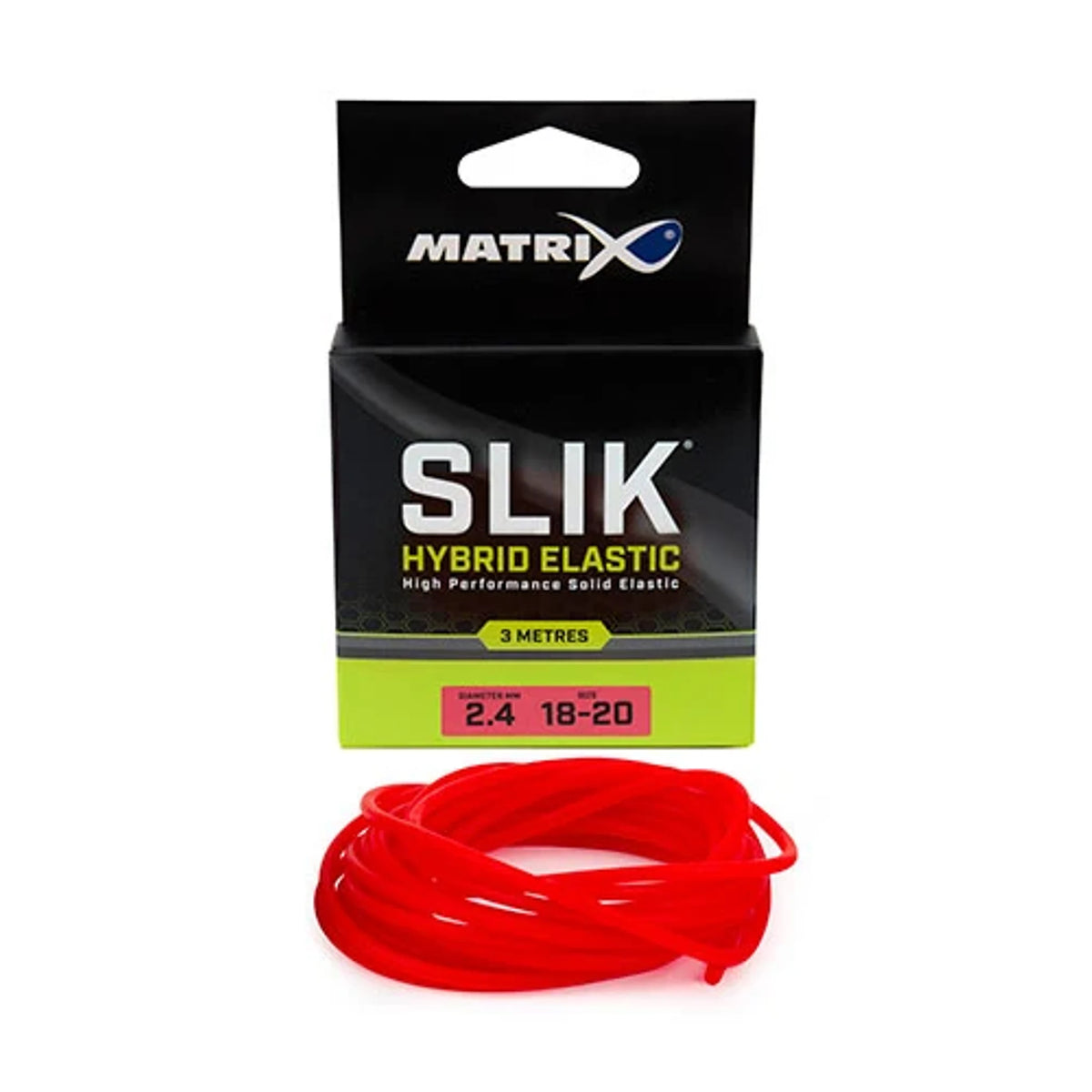 Matrix SLIK Hybrid Elastic 3 m 2,4 mm rood verpakking