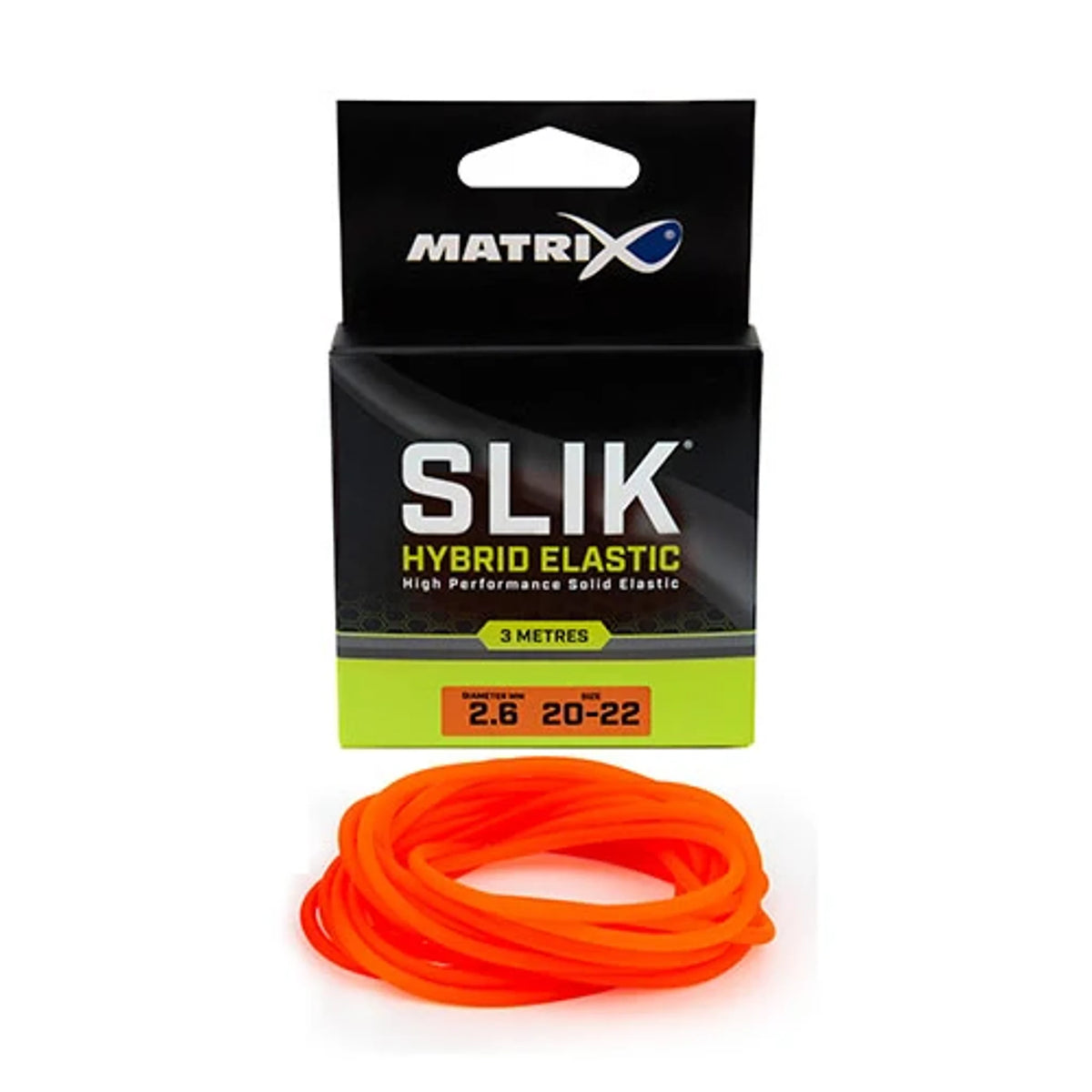 Matrix SLIK Hybrid Elastic 3 m 2,6 mm oranje verpakking
