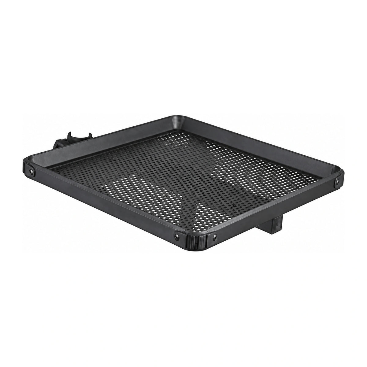 Matrix Standard Side Tray – vierkante aastafel met geperforeerd blad en opstaande rand