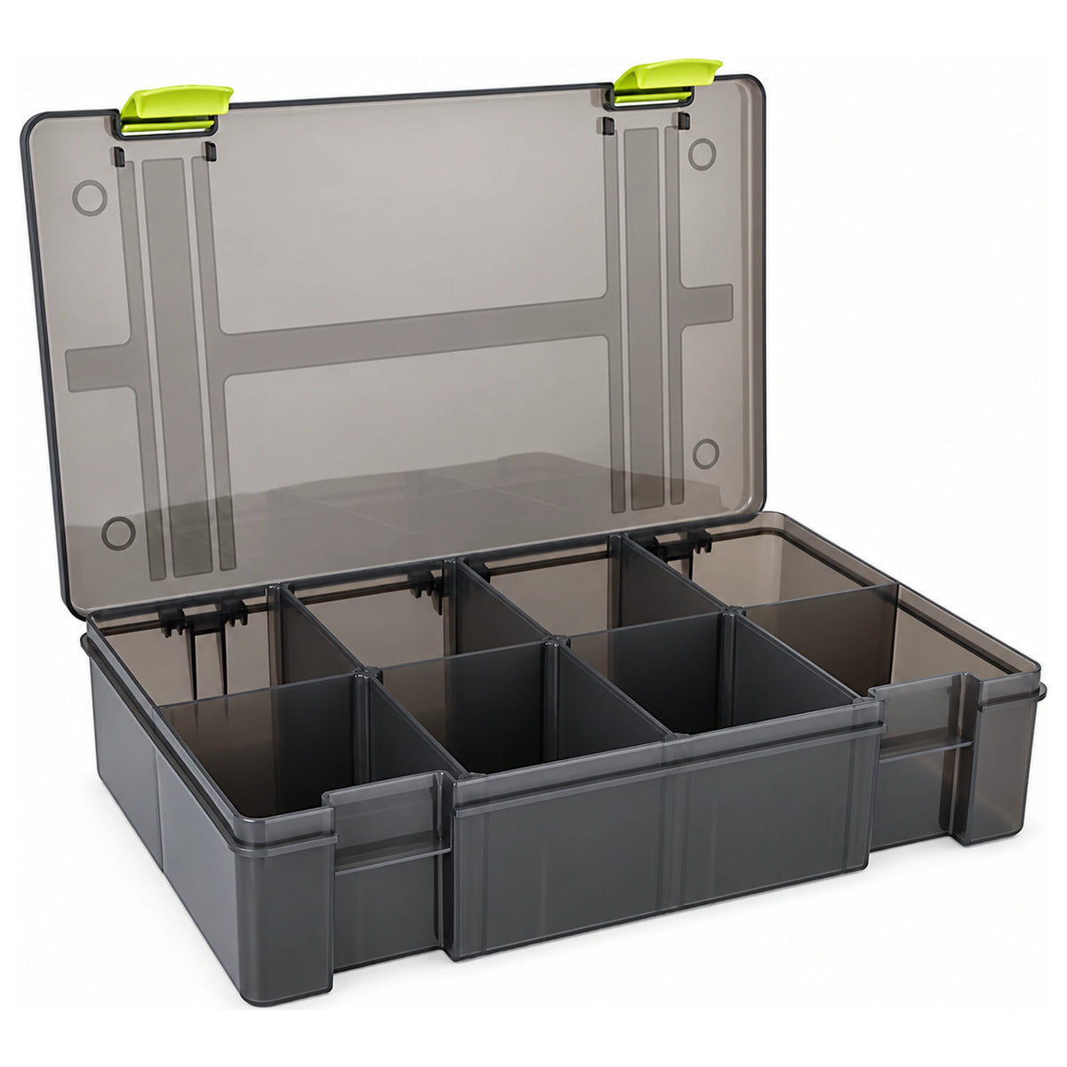Matrix Storage Box Large 8 Compartment Deep - open