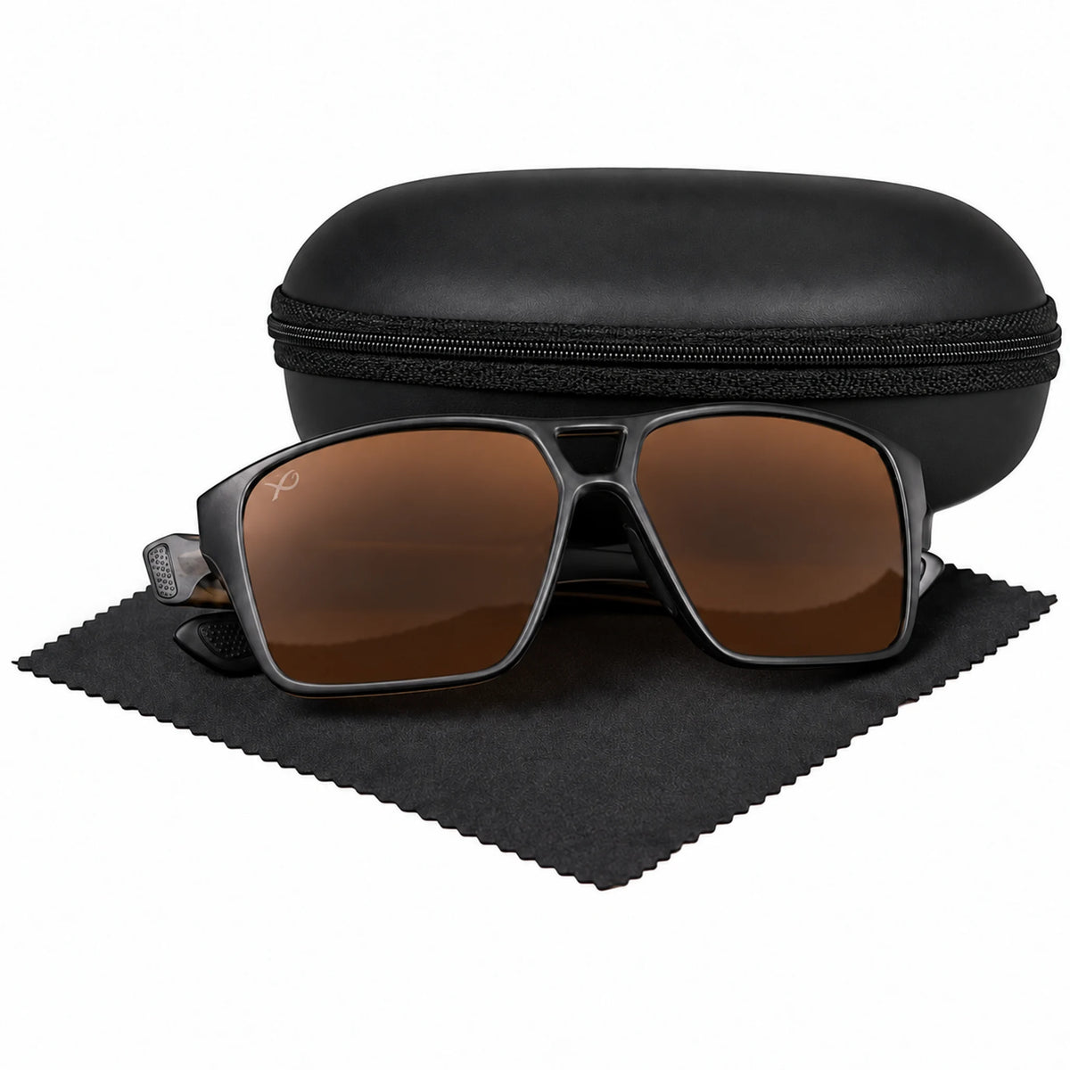 Matrix Casual zonnebril GSN004 met zwarte beschermhoes en microvezeldoek