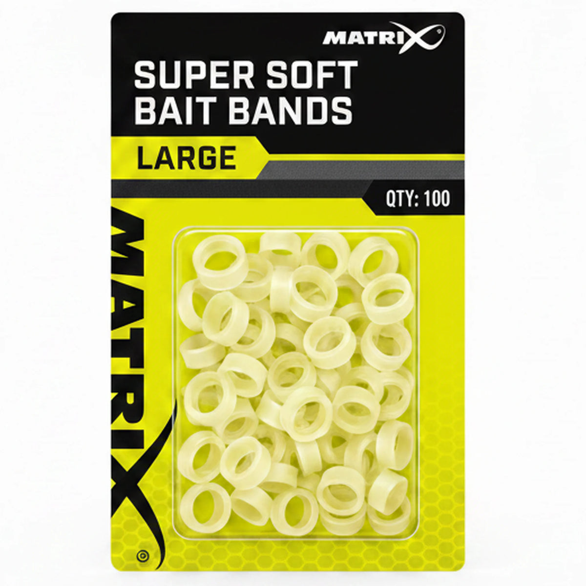 Matrix Super Soft Bait Bands Large - circa 100 pelletbandjes