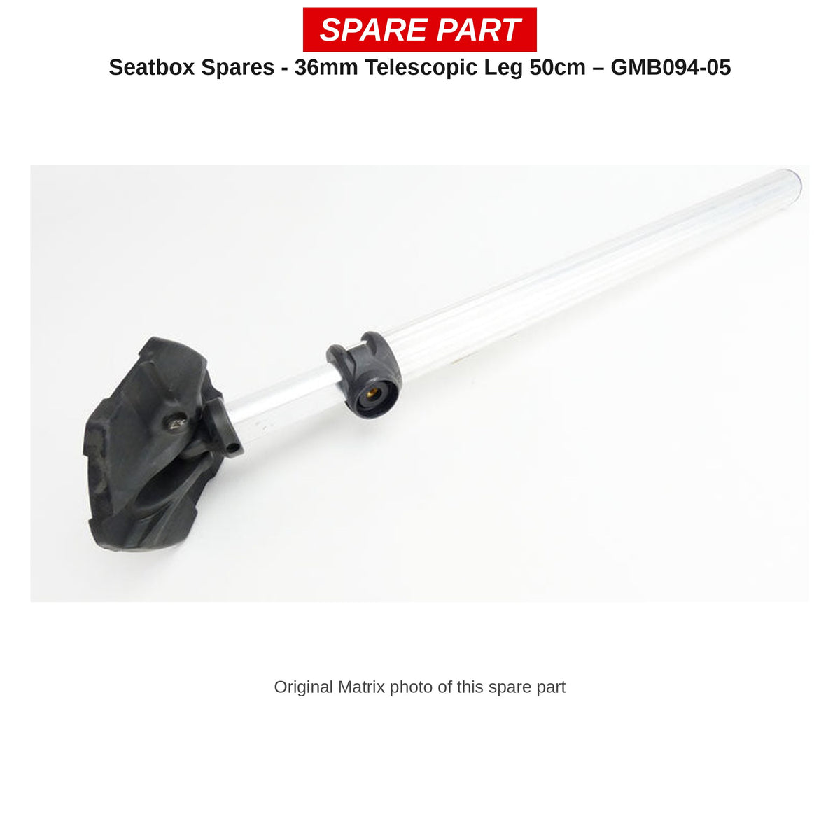 Matrix Telescopische poot 36 mm 50 cm zitkist – GMB094-05
