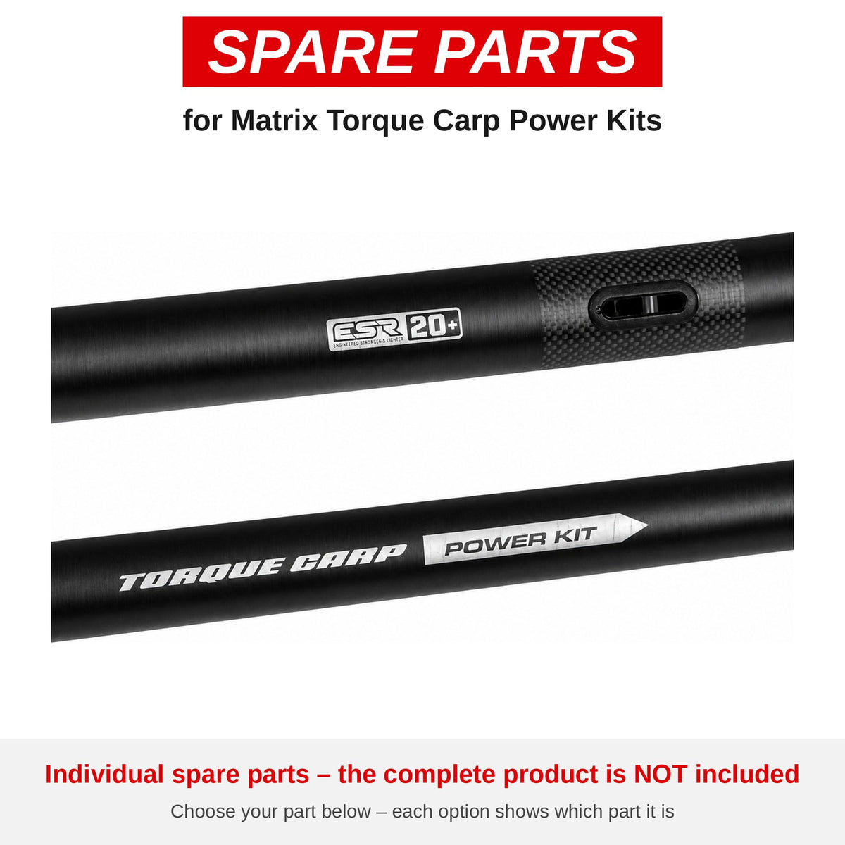 Matrix Torque Carp Power Kits – onderdelen (GPP068)
