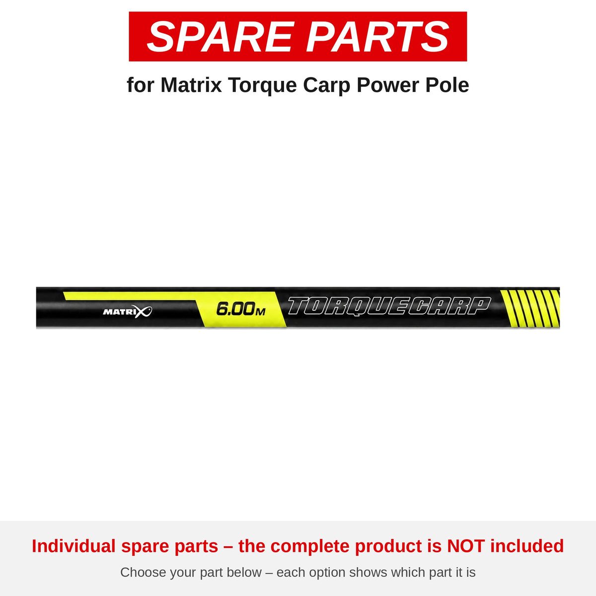 Matrix Torque Carp Power Pole – onderdelen (GPP060)