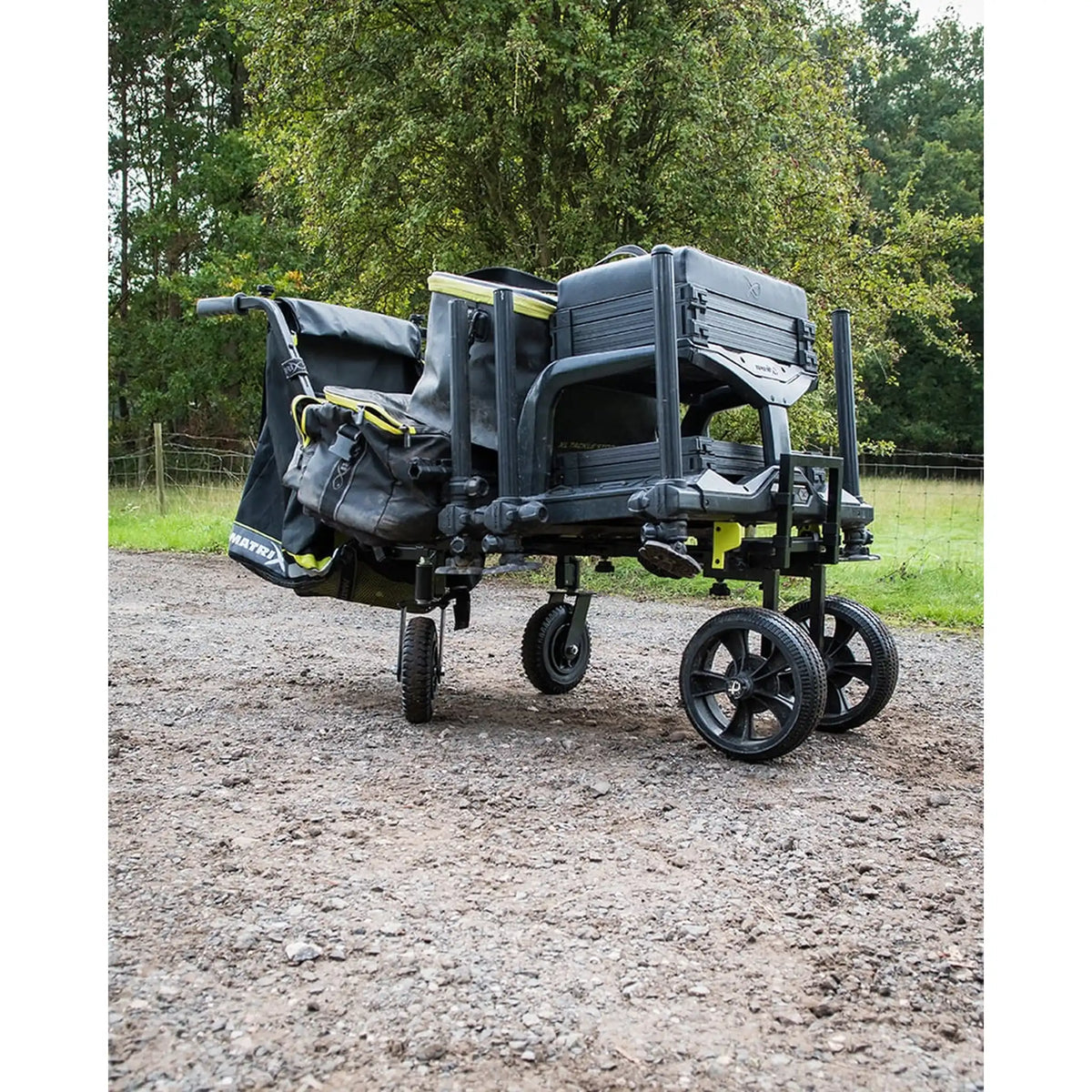 Matrix Transporter transportkar met gemonteerde zwenkwielset
