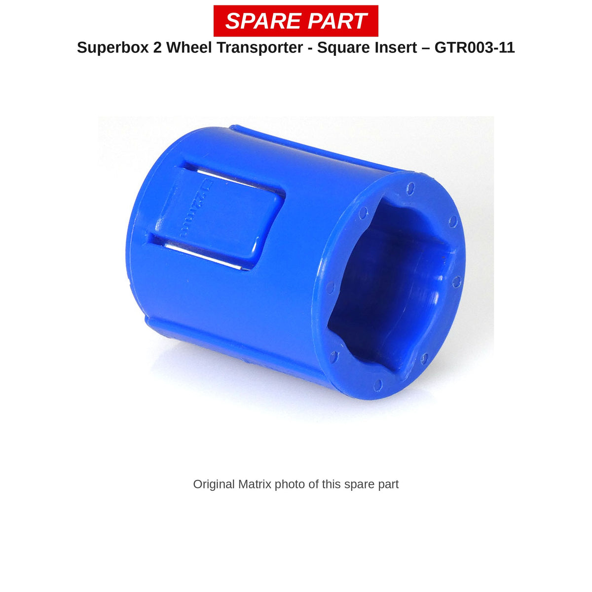 Matrix Vierkant inzetstuk Superbox 2 Wheel Transporter – GTR003-11
