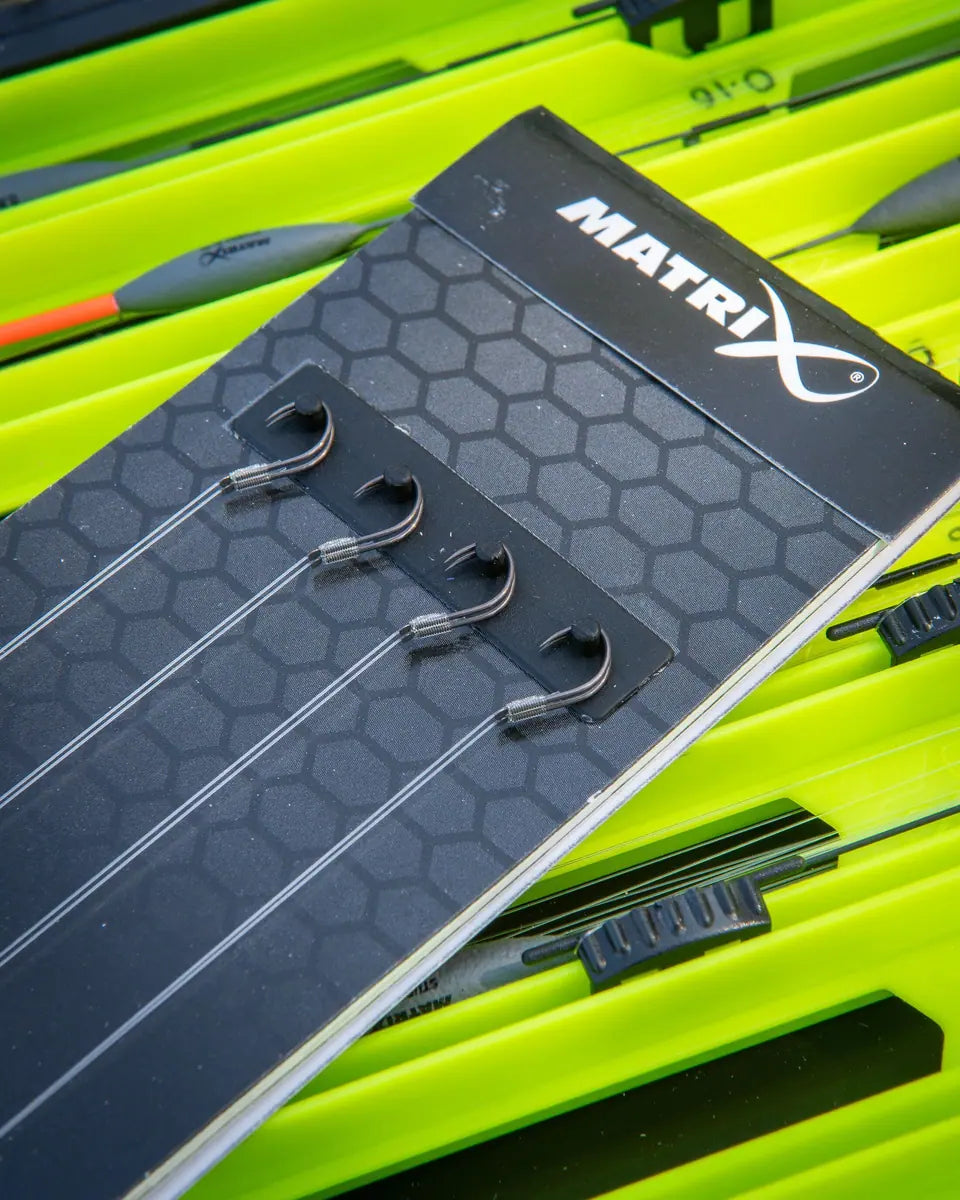 Matrix X1 Commercial Carp 10cm Rigs 10 cm Onderlijnen zonder Weerhaak (8 stuks) GRR095/GRR096/GRR097 – productfoto 3