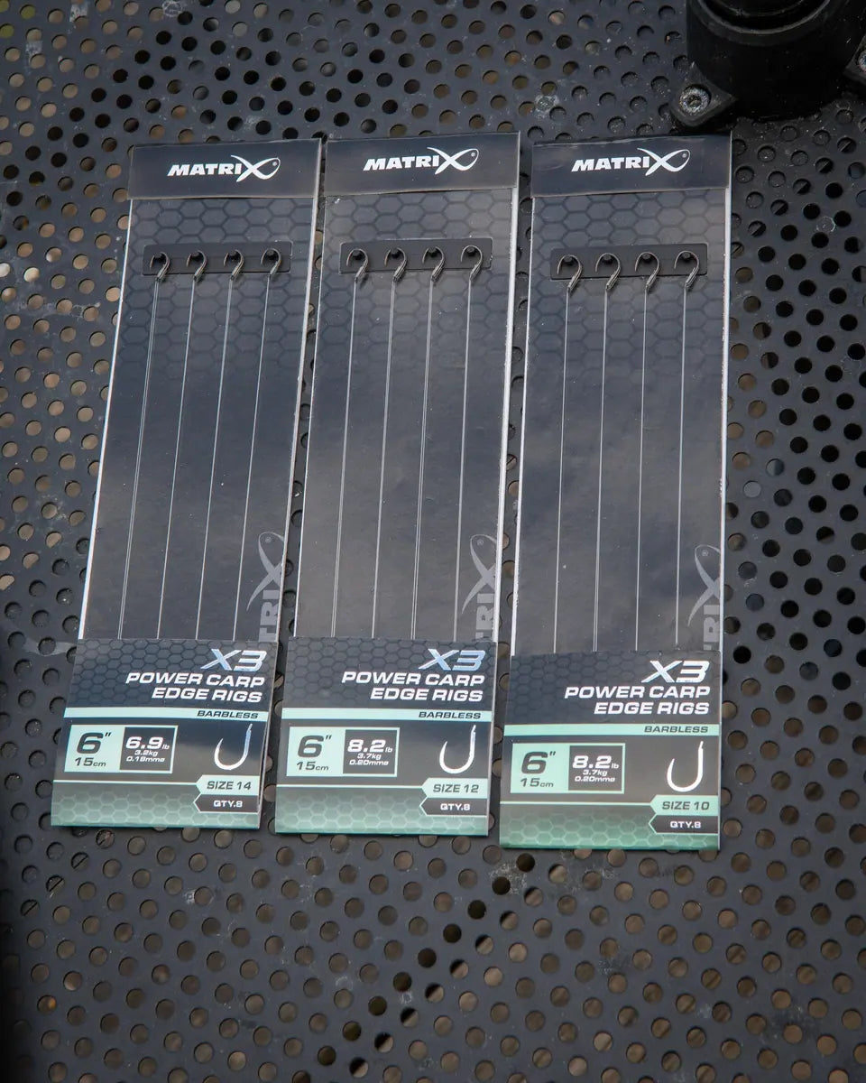 Matrix X3 Power Carp Edge 15cm Rigs 15 cm Onderlijnen zonder Weerhaak (8 stuks) GRR104/GRR105/GRR106 – productfoto 7