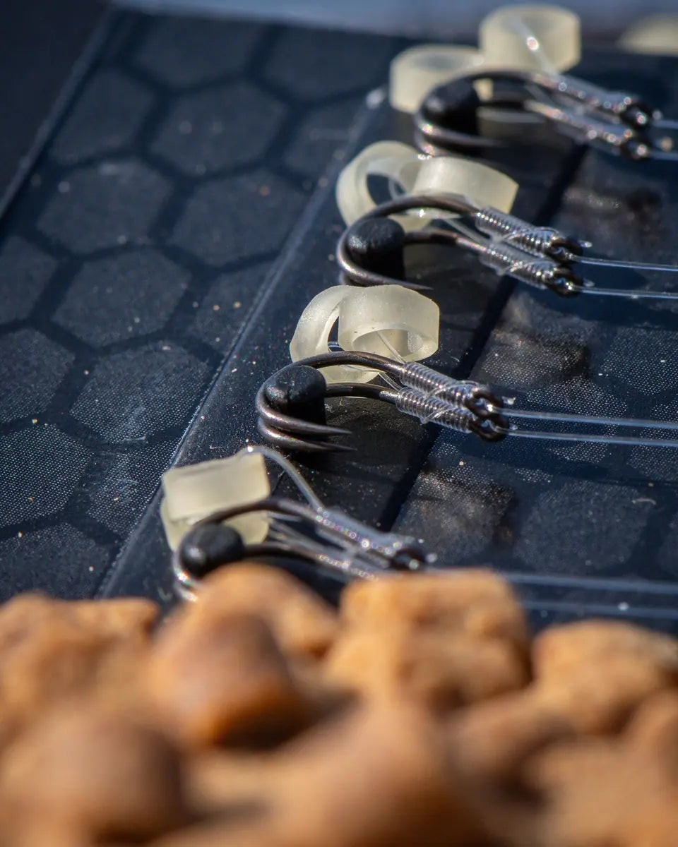 Matrix X6 Carp Pellet Rigger 10cm Band Rigs 10 cm Onderlijnen met Bait Band (8 stuks) GRR113/GRR114/GRR115 – productfoto 6