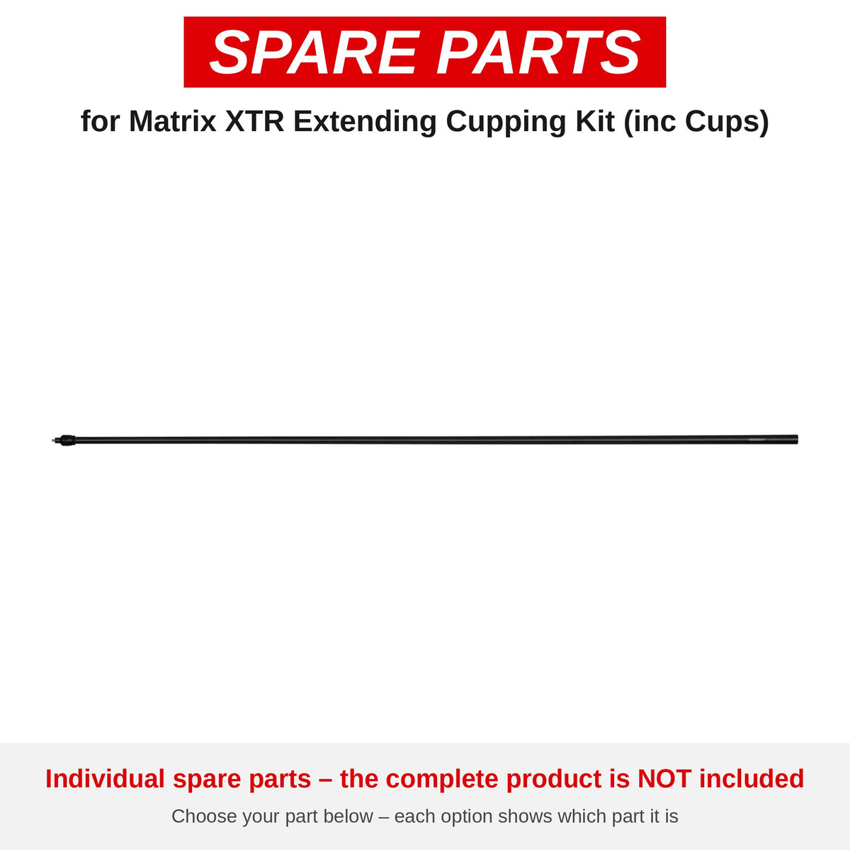 Matrix XTR Extending Cupping Kit (inc Cups) – onderdelen (GPO312-01)