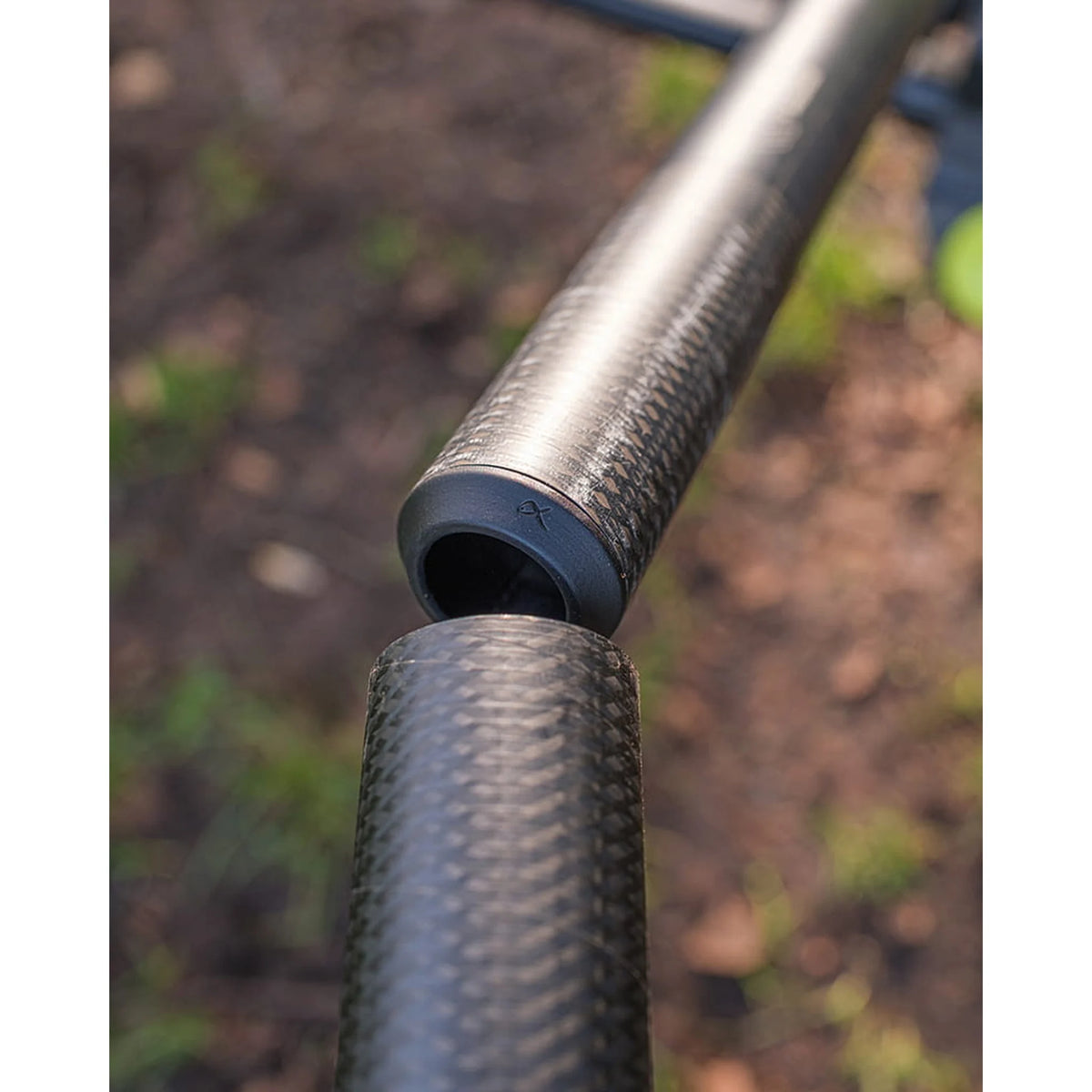 Matrix XTR Pole Protector Cone gemonteerd tussen hengeldelen