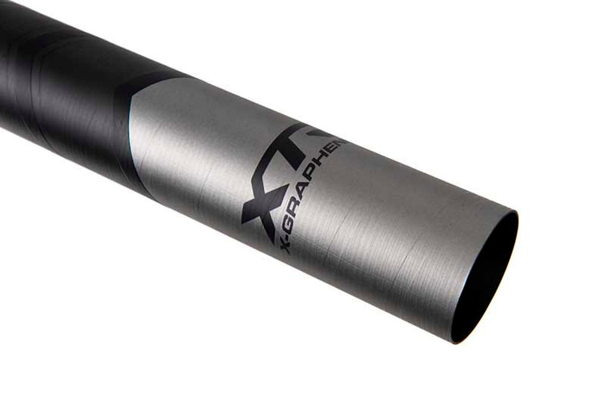Matrix XTR400 Ultra Power Packages – open sectie-uiteinde met zilverkleurige X-Graphene-opdruk