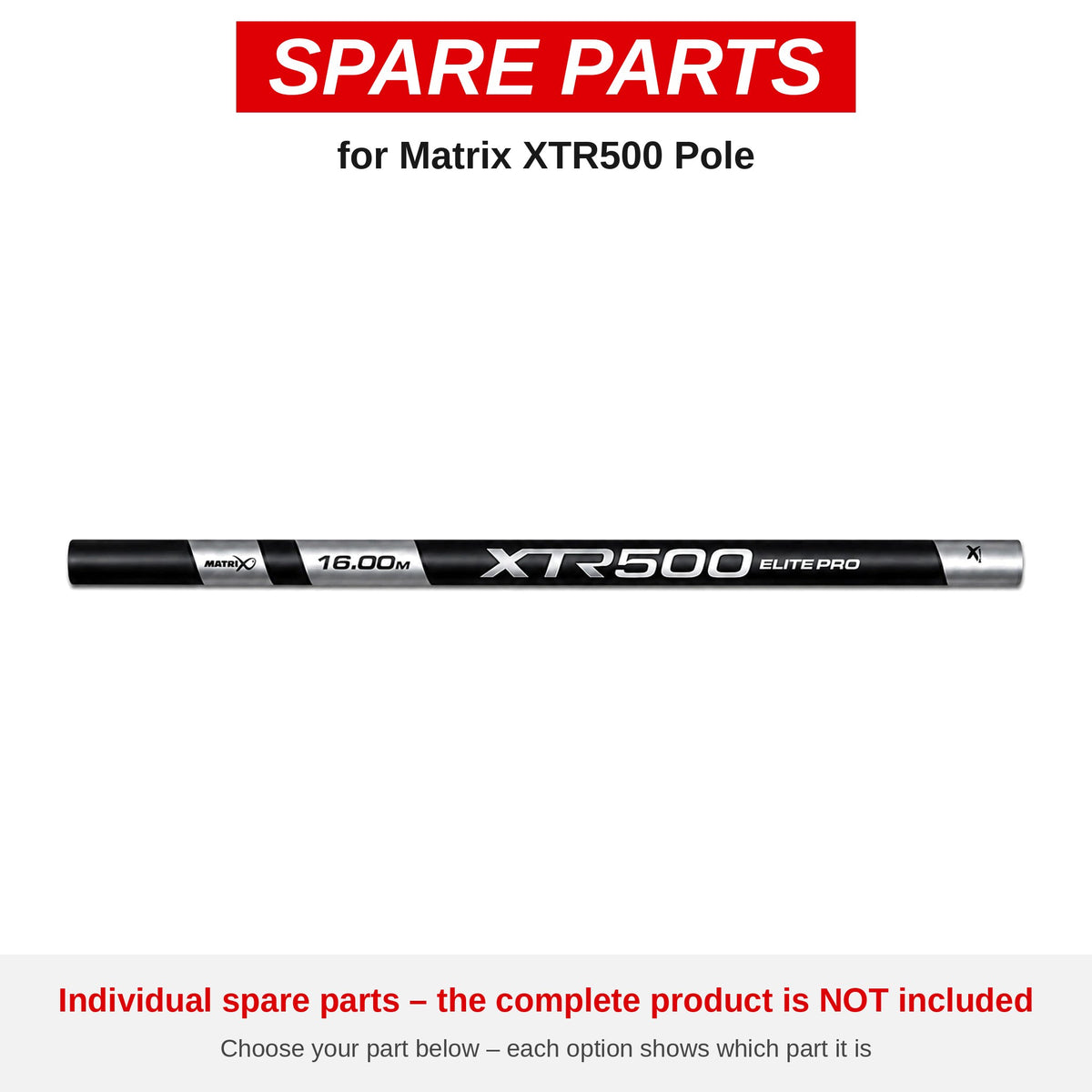 Matrix XTR500 Pole – onderdelen (GPP097)