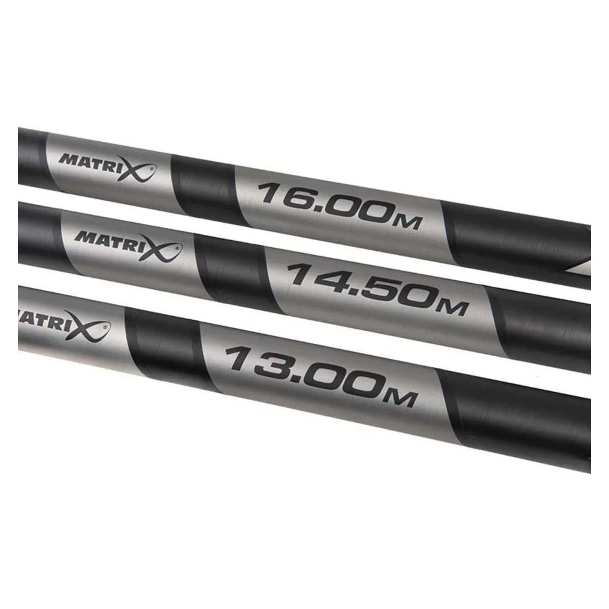 Matrix XTR500 bedrukte achterdelen met 13.00M, 14.50M en 16.00M-opdruk