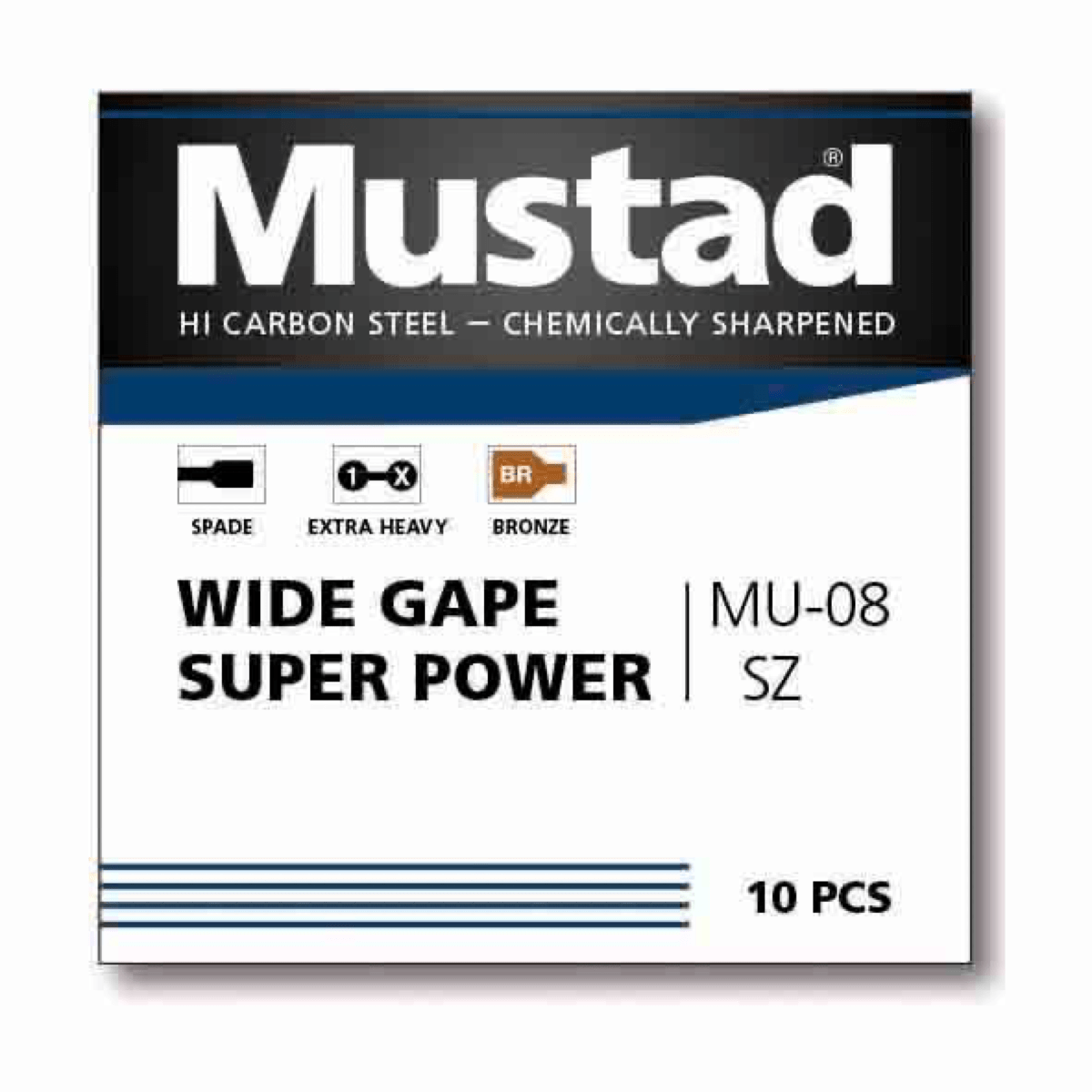 Mustad wide gape super power MU-08