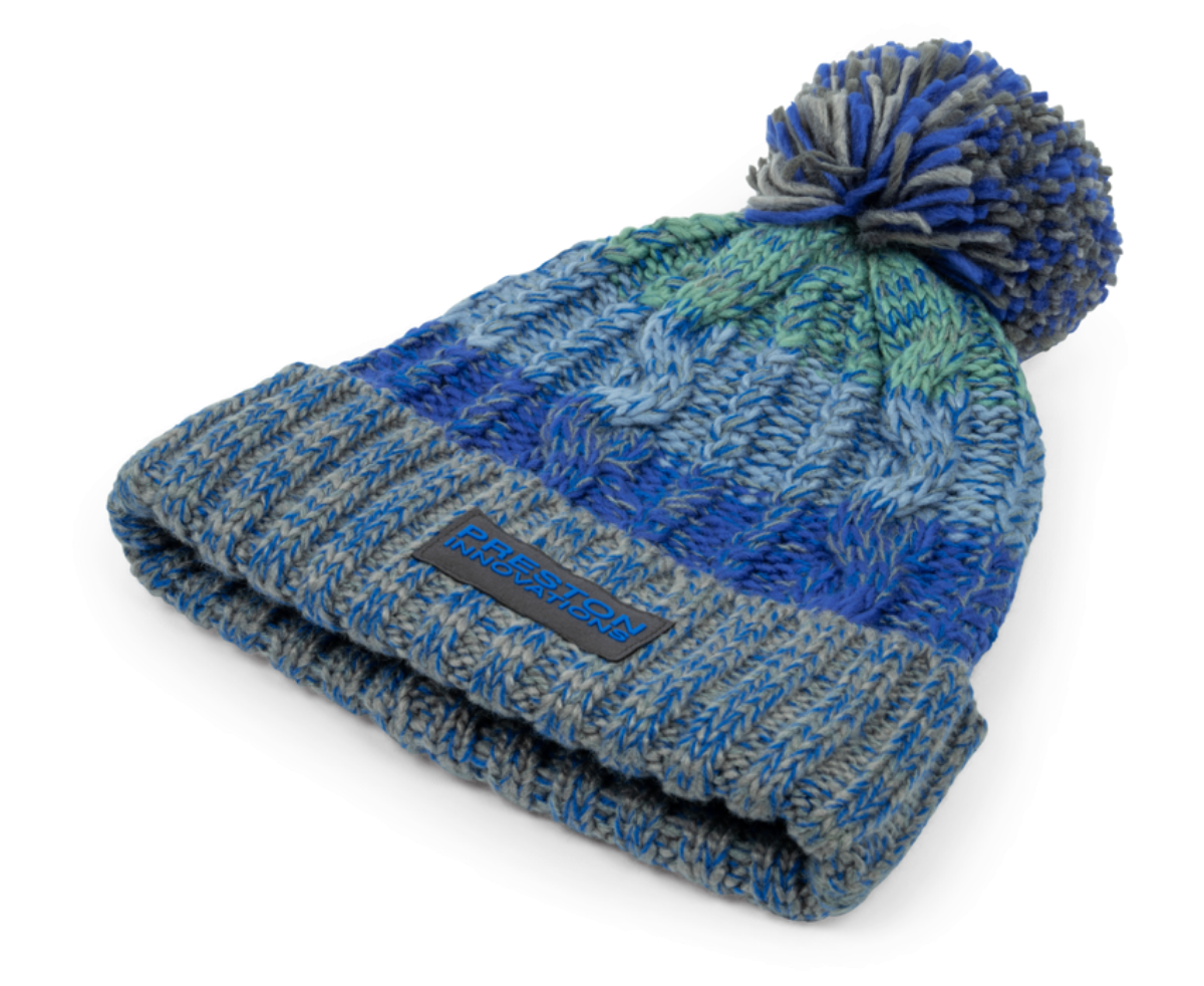 Preston colour block bobble hat