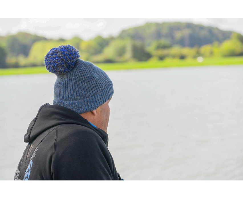 Preston marled bobble hat