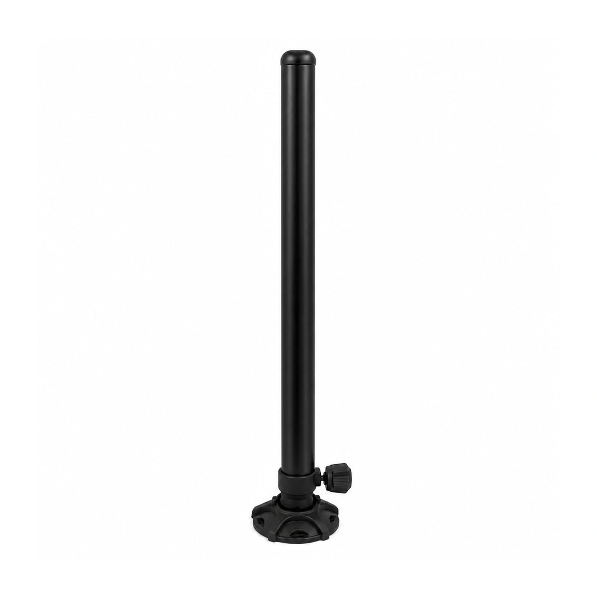 Preston Absolute 36mm ST zitkistpoot van 75 cm P0890063 met zwarte stelknop en moddervoet op wit