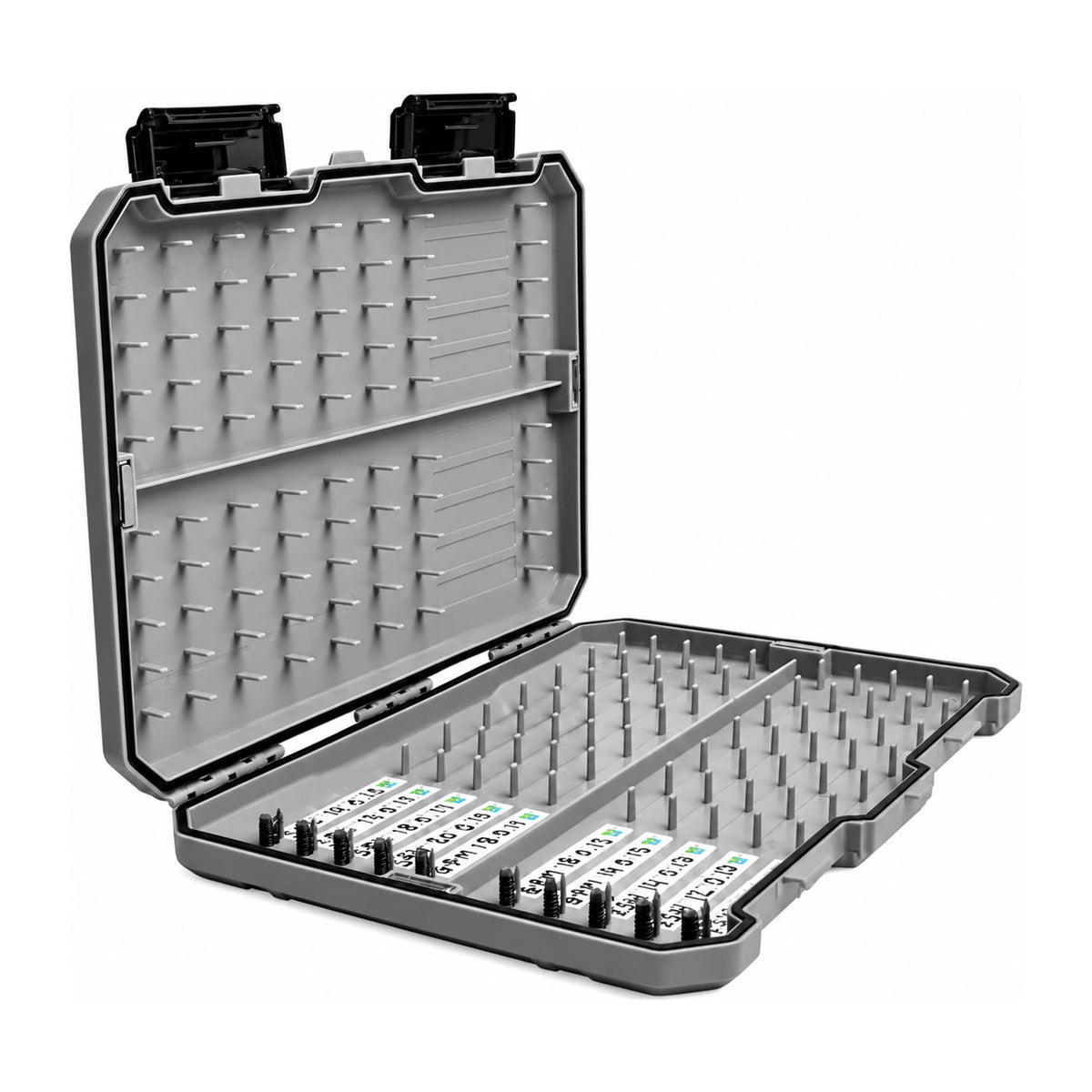 Preston Absolute Allround Hooklength Box – geopende onderlijnendoos